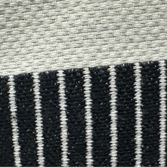 282 ZARA Basic | EUC Morocco Striped Navy Blue White Mini Skirt (Size S) - Picture 4 of 10